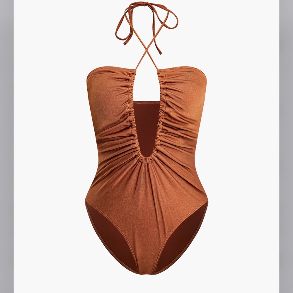 Micas Women's Rust One Piece Swimsuit